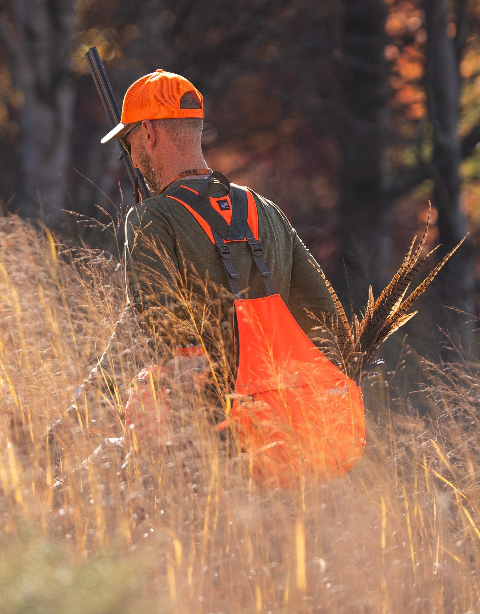 blaze orange upland strap vest