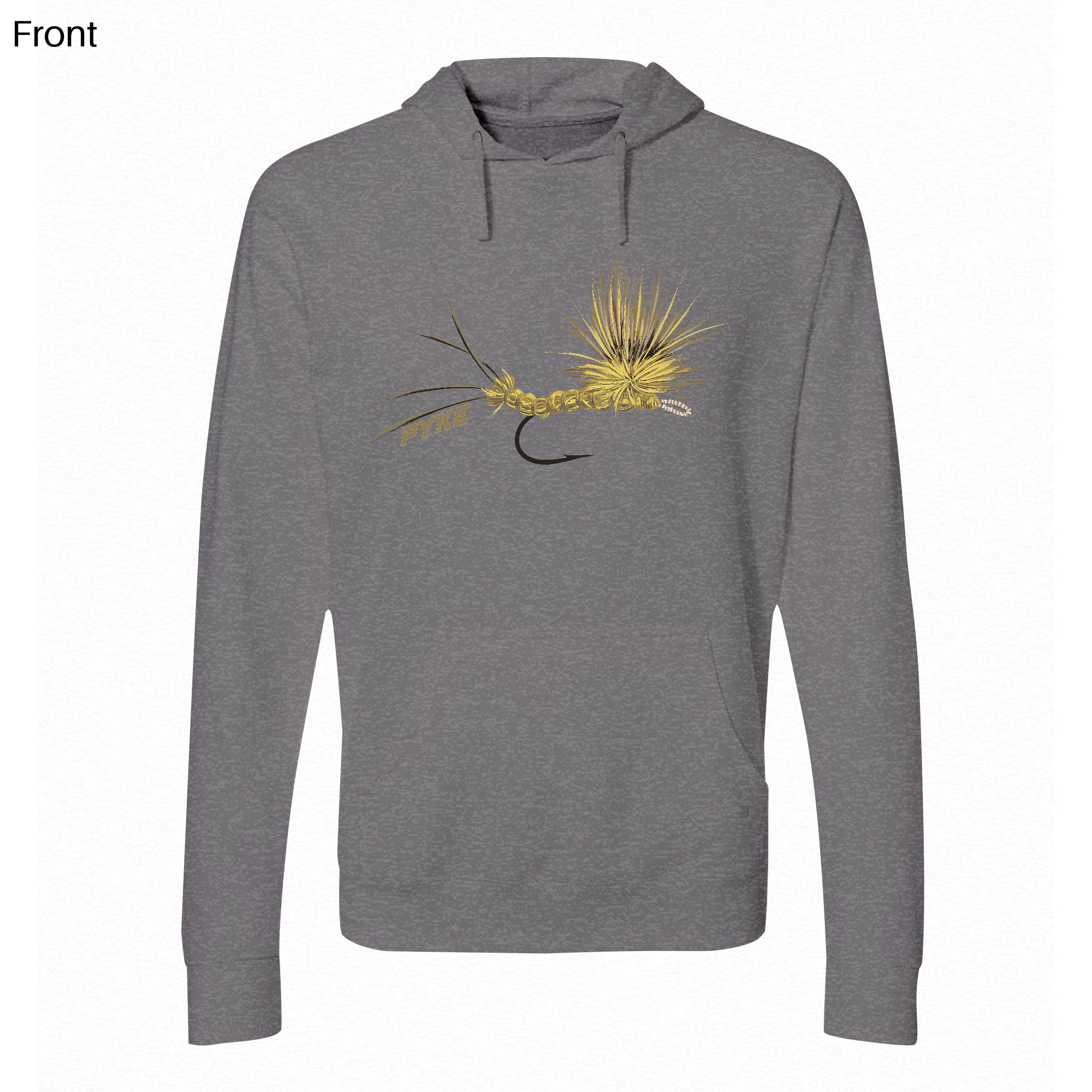 Mens Small Gunmetal Heather Style_Hoodie