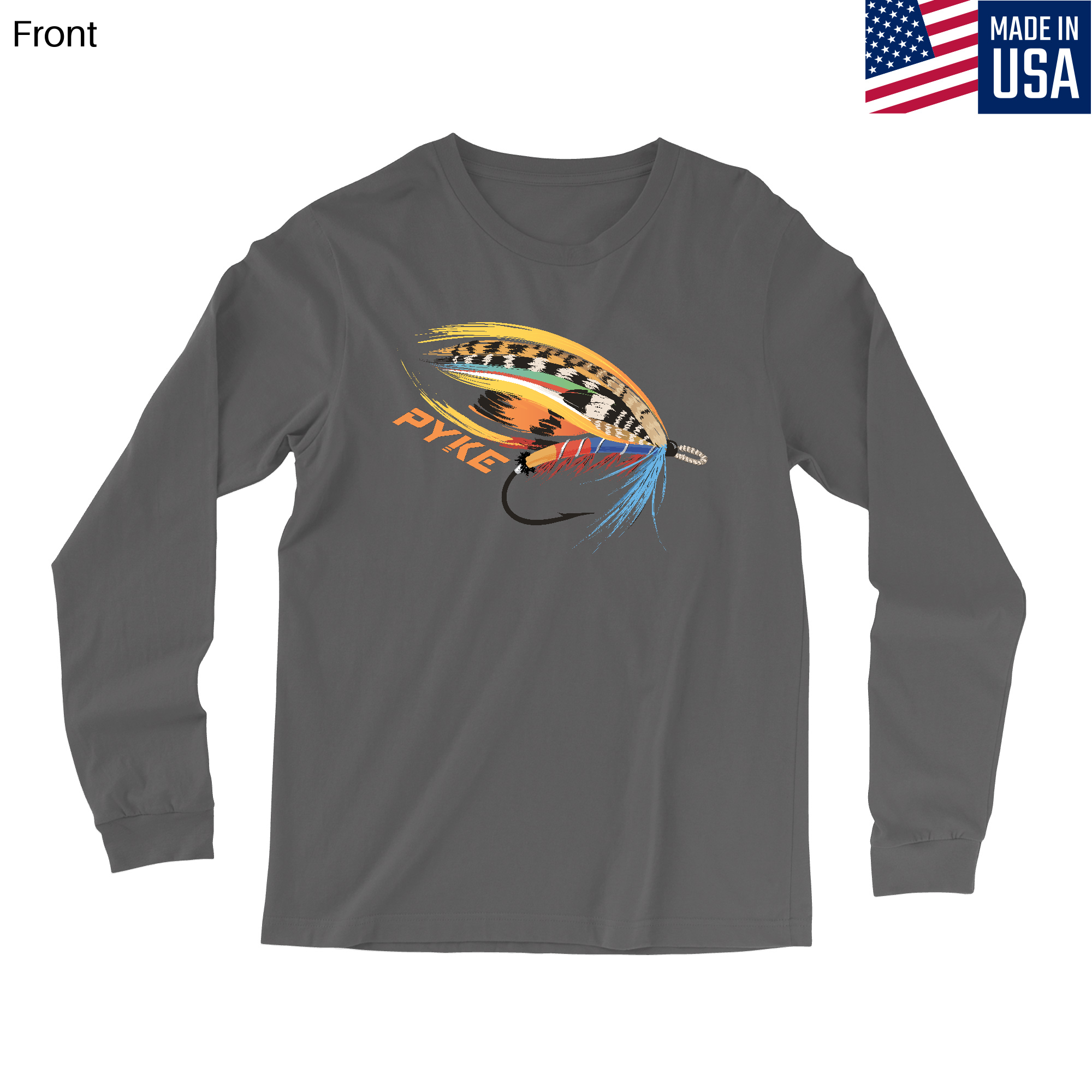 Mens Small Charcoal Style_Long Sleeve