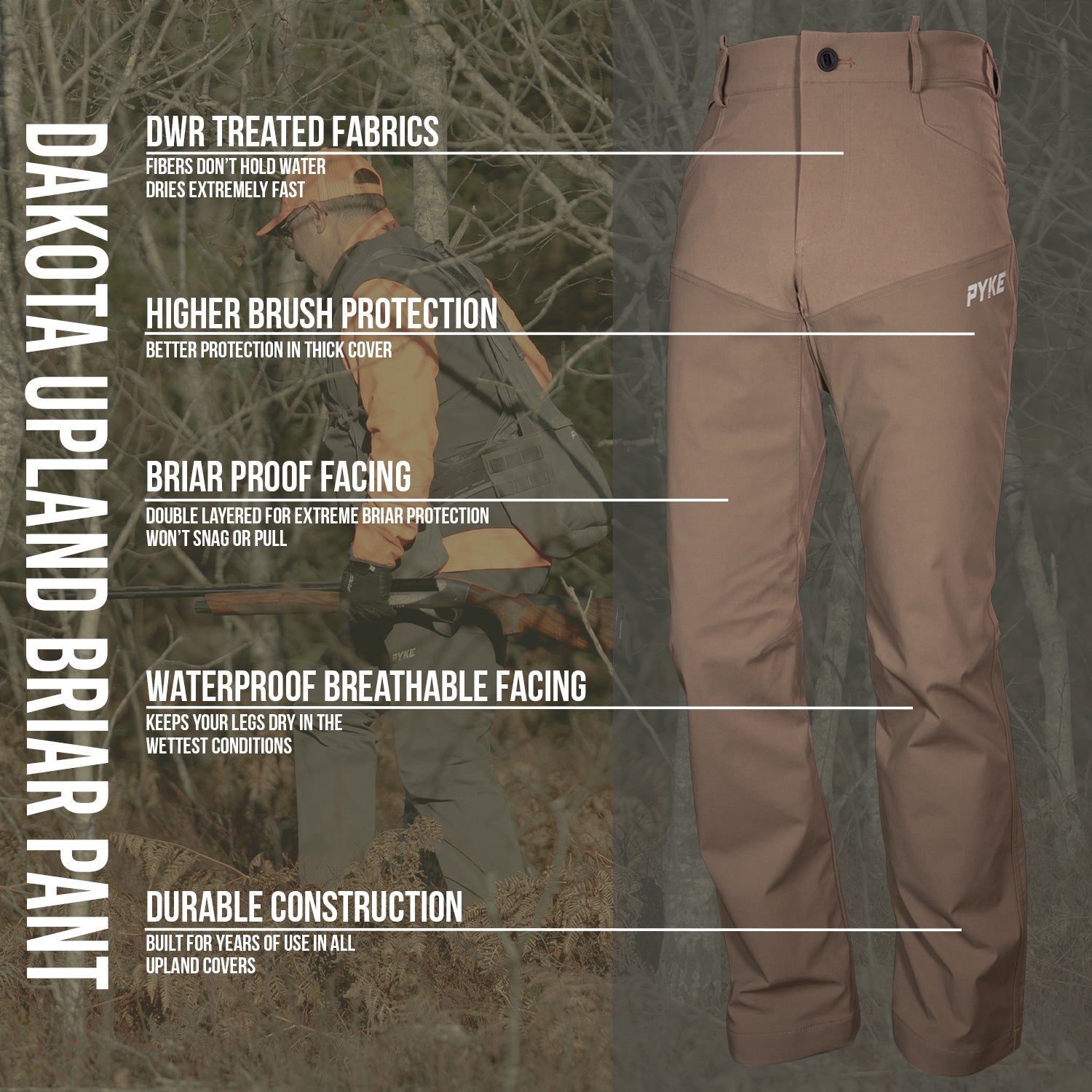 Dakota Upland Briar Pant