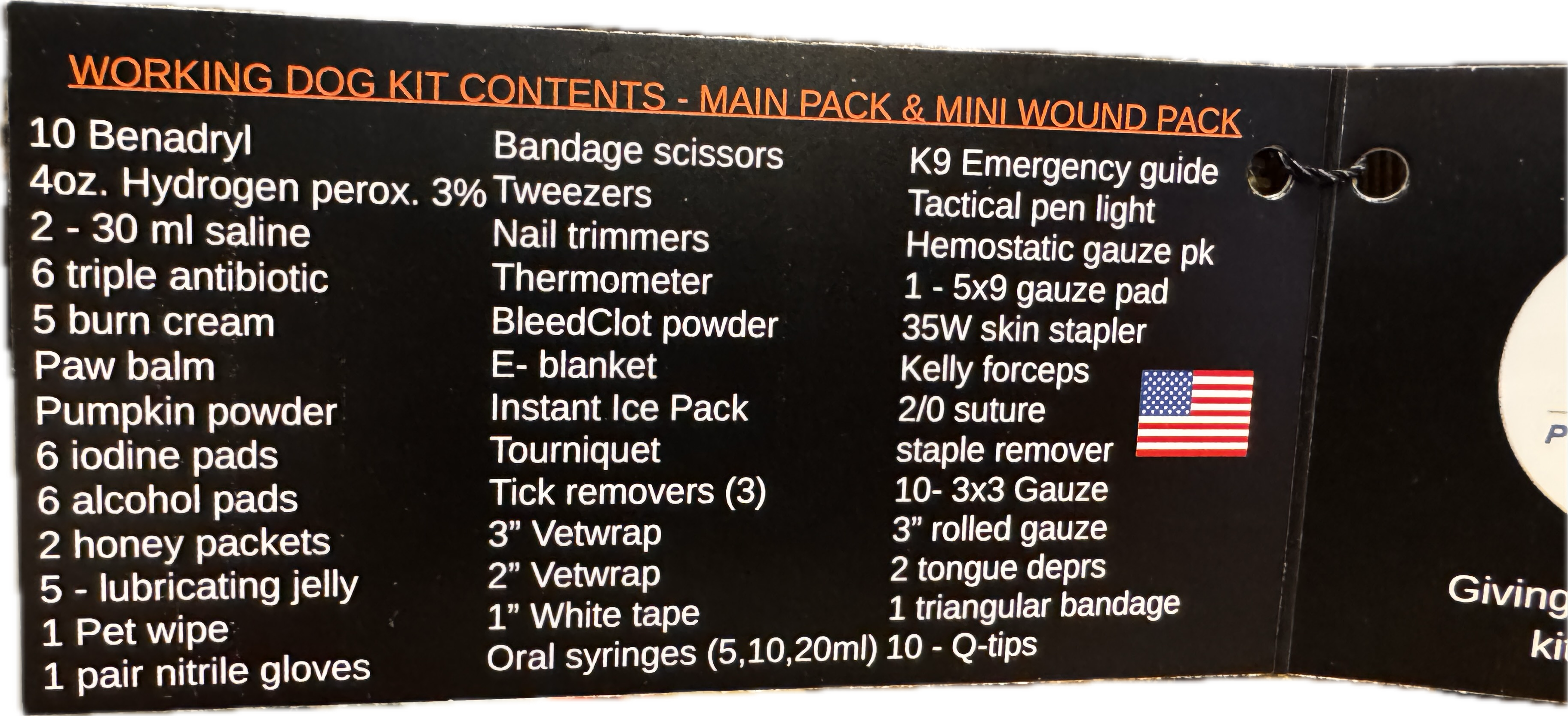 Dogworx Gear x Pyke Working Dog First Aid + Field Pack