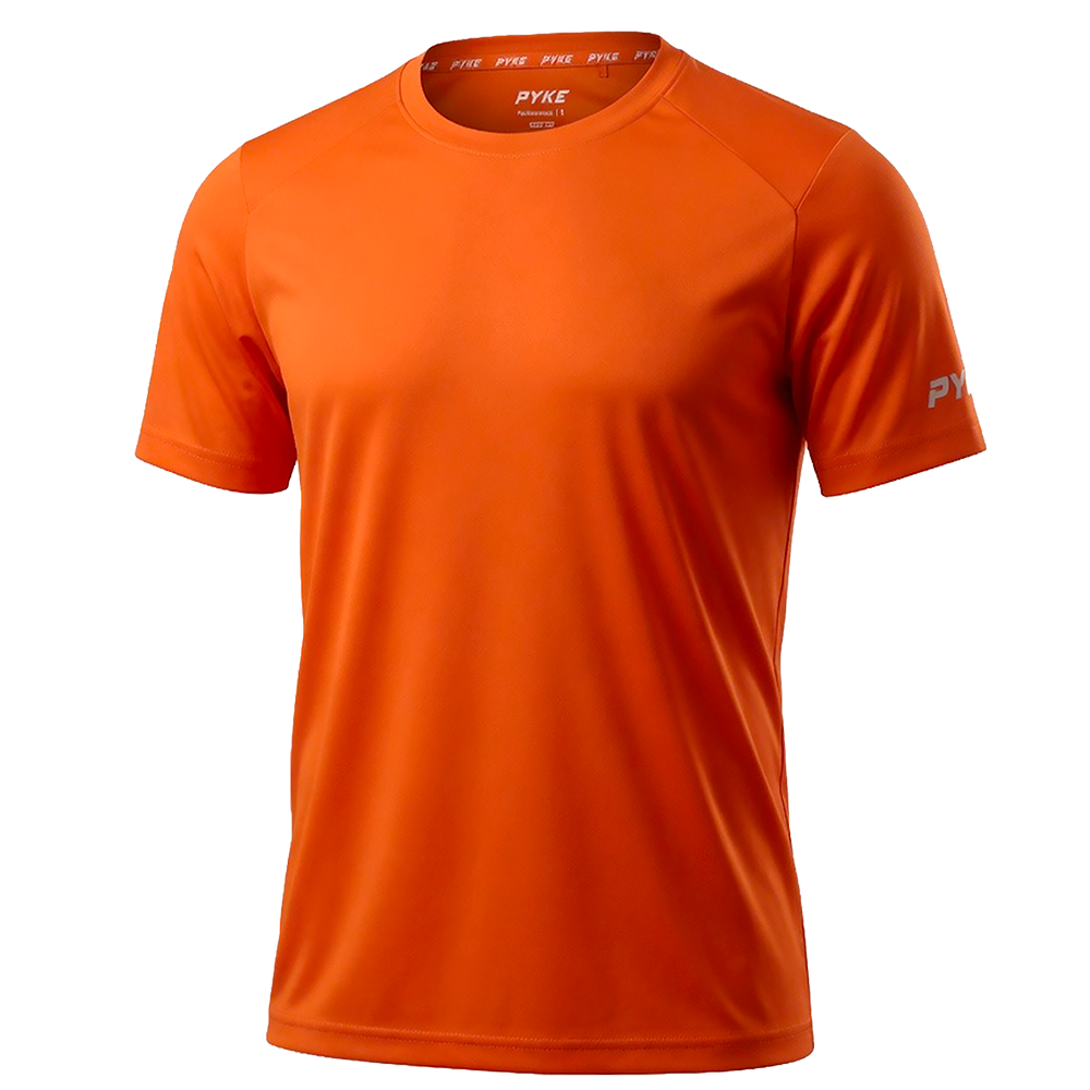 blaze orange tech tee pyke gear
