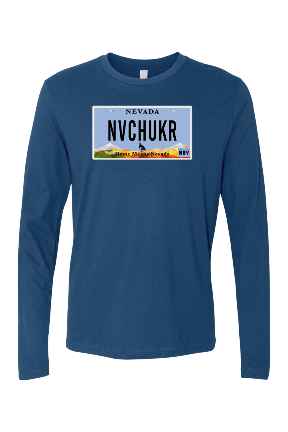 NV Vanity Plate NVCHUKR Long Sleeve