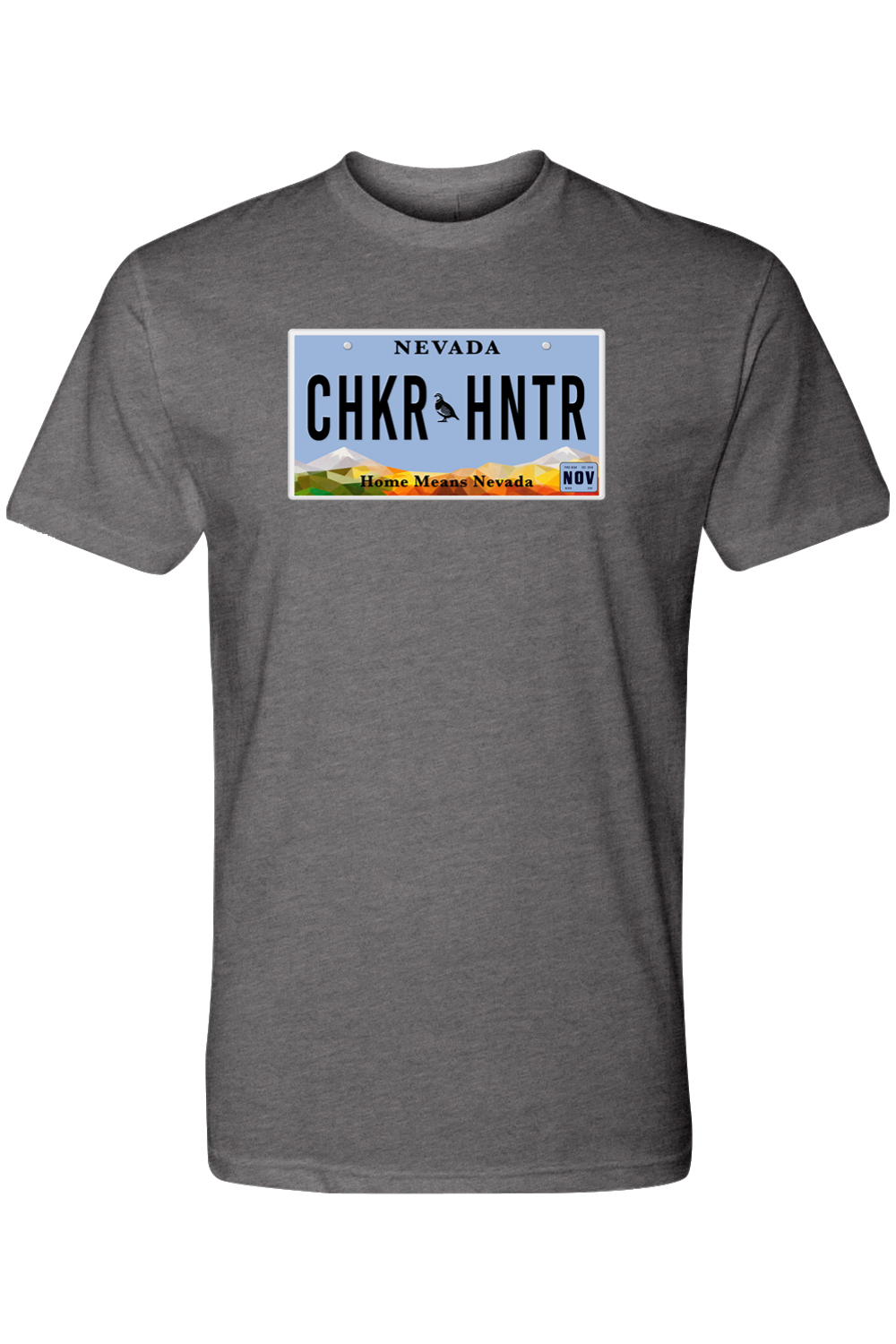 NV Vanity Plate CHKR HNTR Tee