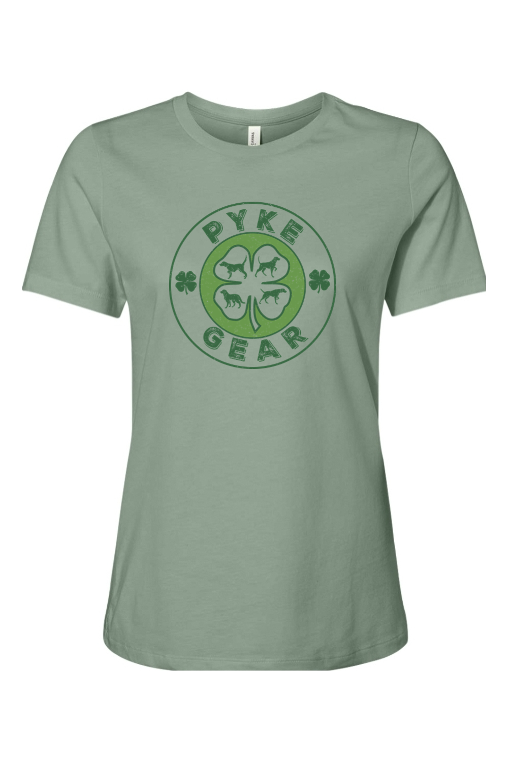 St. Patty's Bird Dog Womens Tee