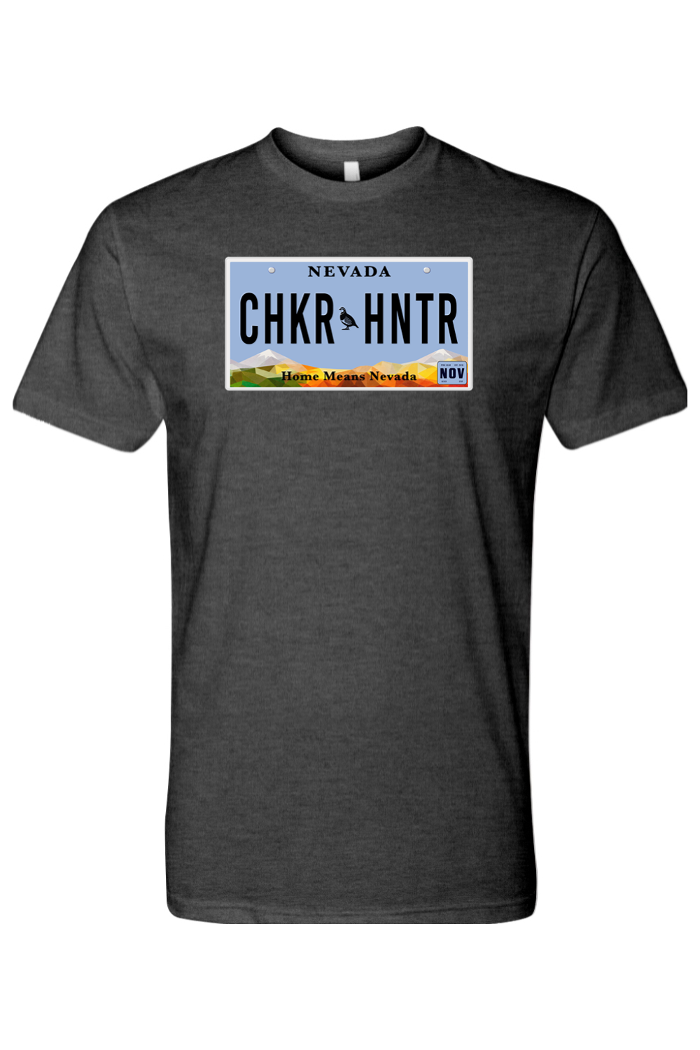 NV Vanity Plate CHKR HNTR Tee