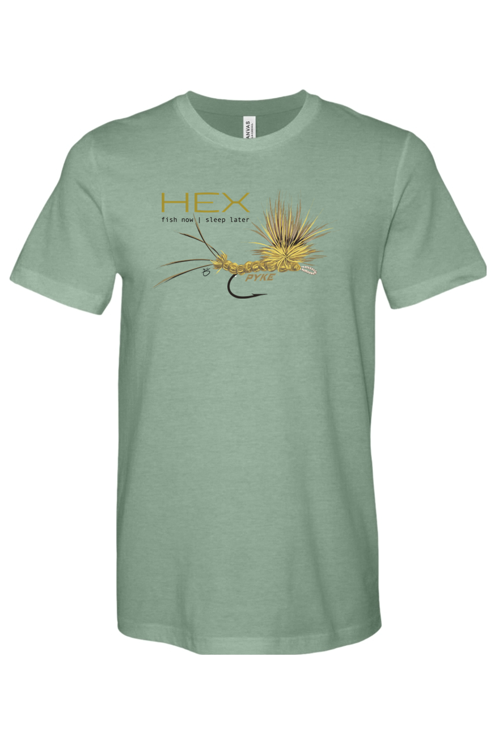 HEX Fly Sleep Later Heather Tee