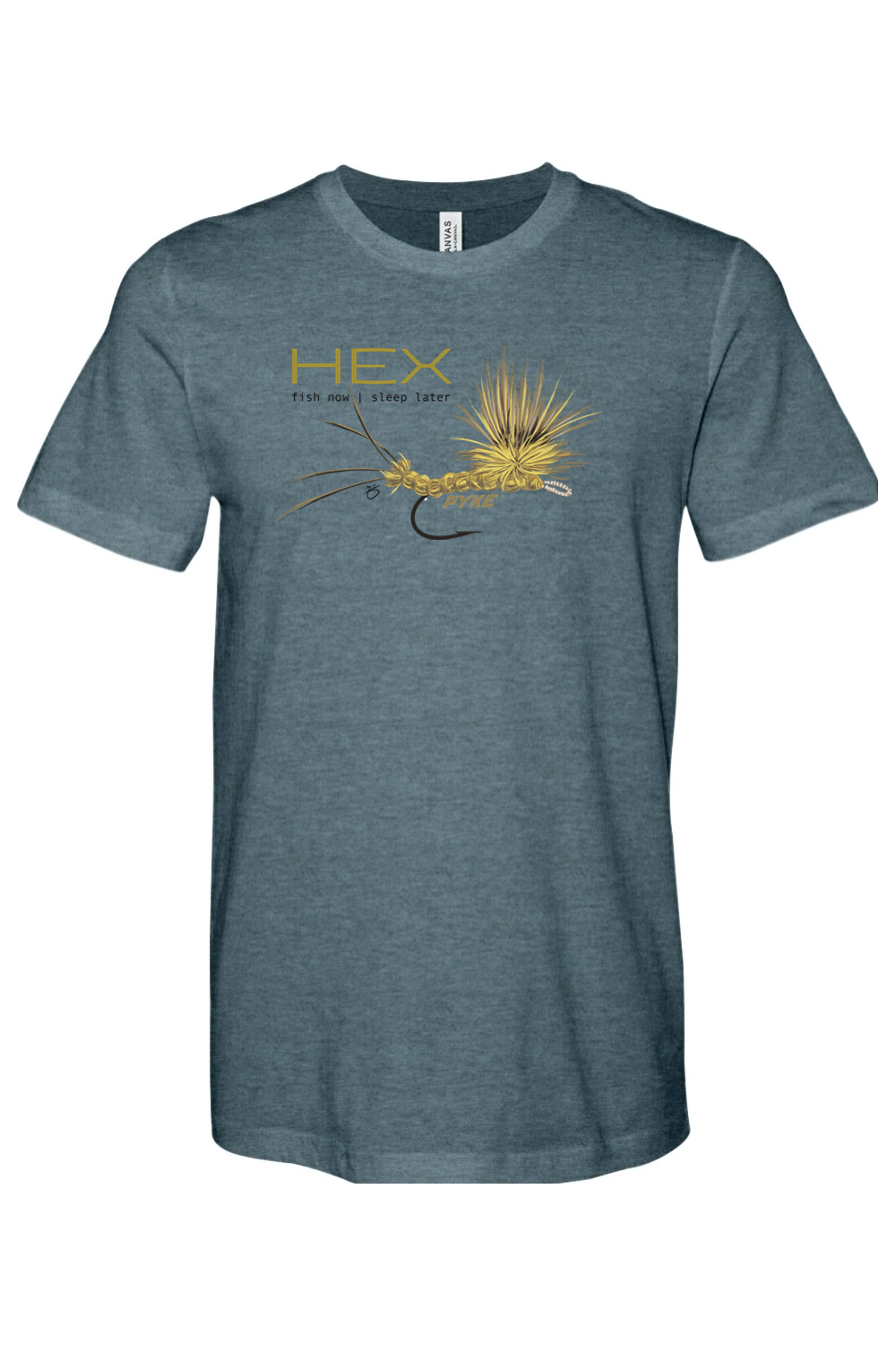 HEX Fly Sleep Later Heather Tee