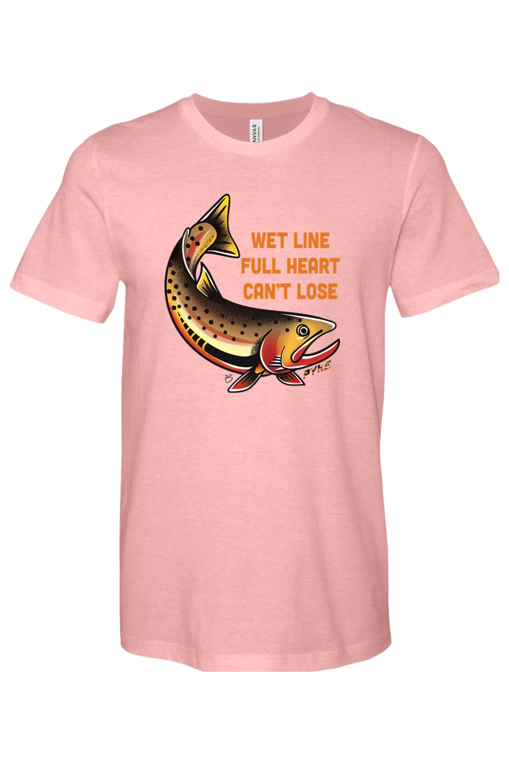 Wet Line Full Heart Heather Tee