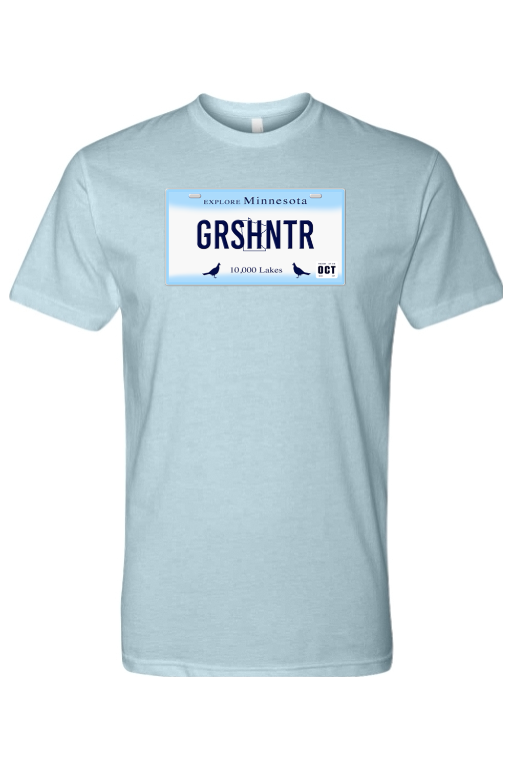 MN Vanity Plate GRSHNTR Tee