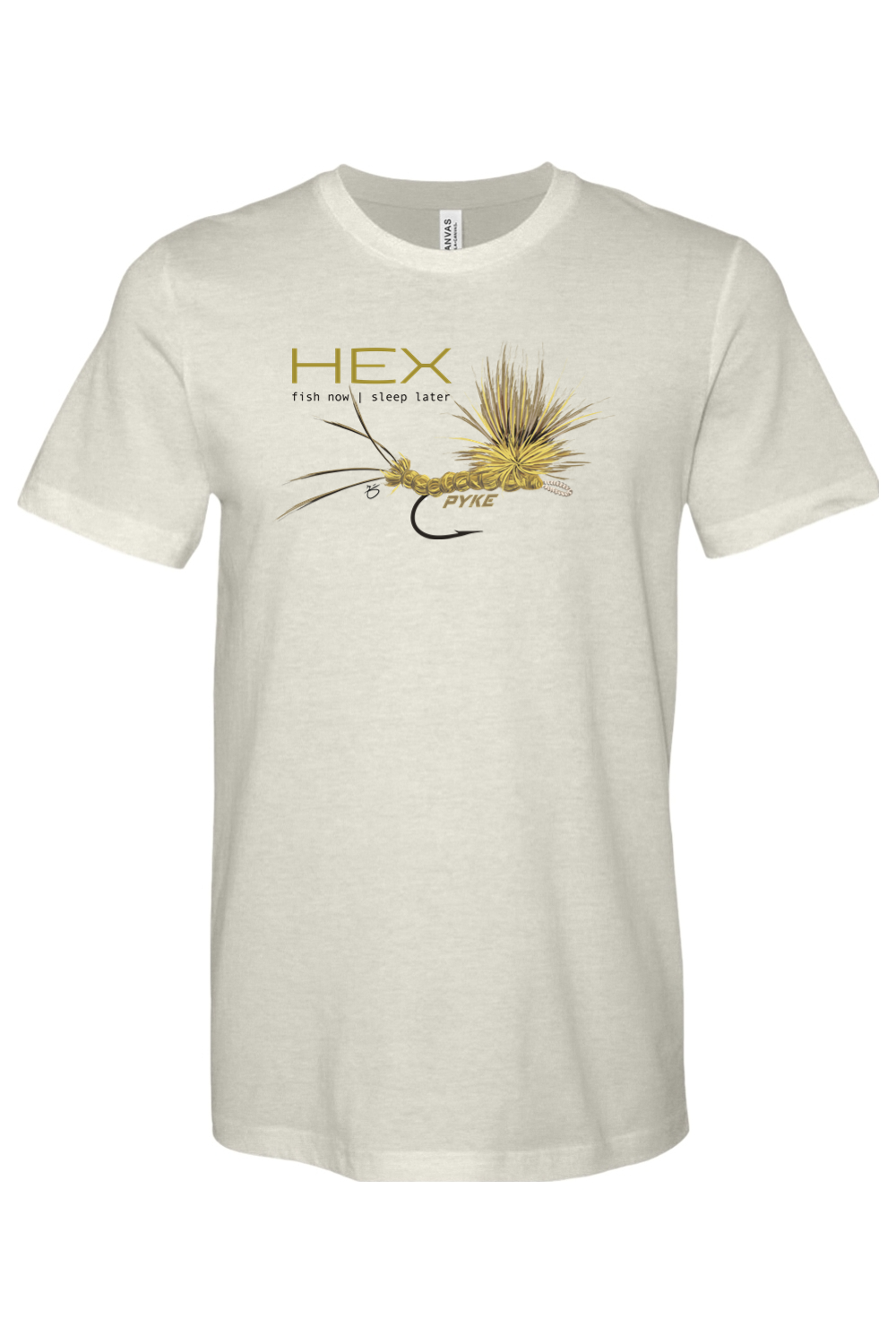 HEX Fly Sleep Later Heather Tee