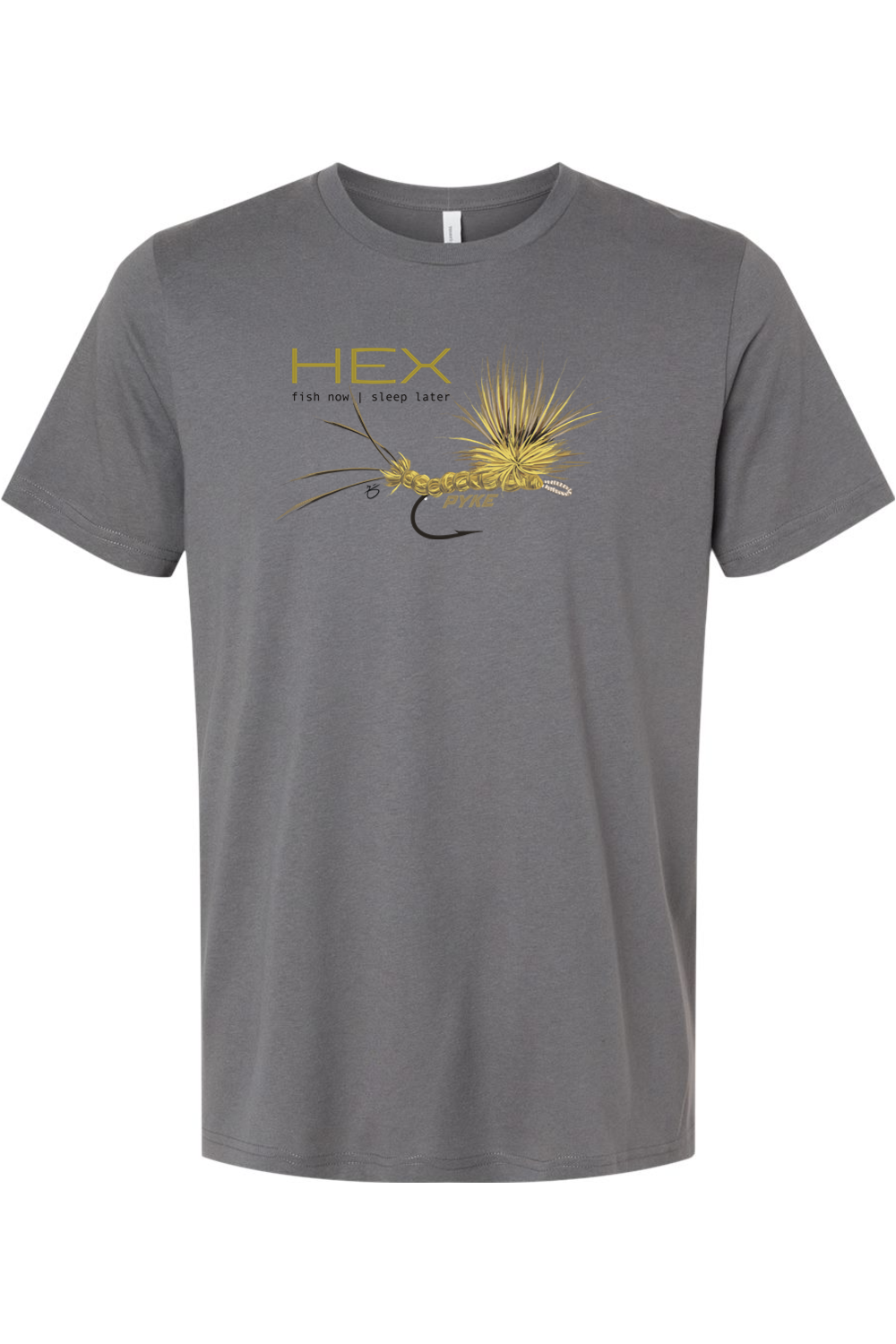 HEX Fly Sleep Later Heather Tee