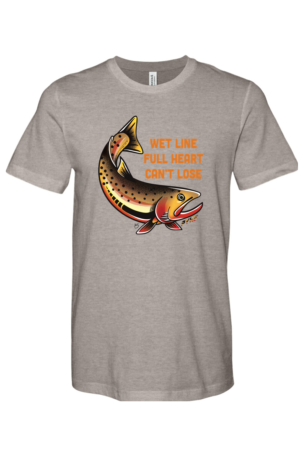 Wet Line Full Heart Heather Tee