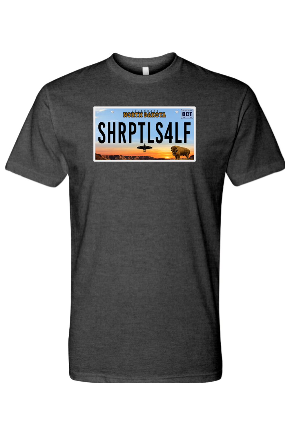 ND Vanity Plate SHRPTLS4LF Tee