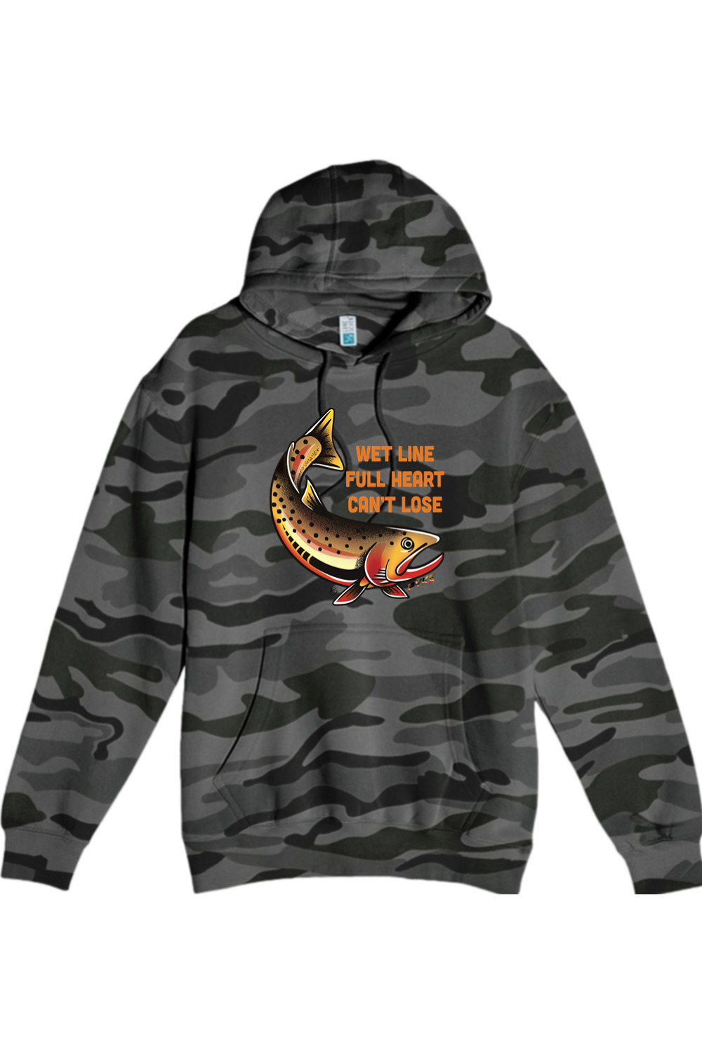 Wet Line Full Heart Midweight Hoodie