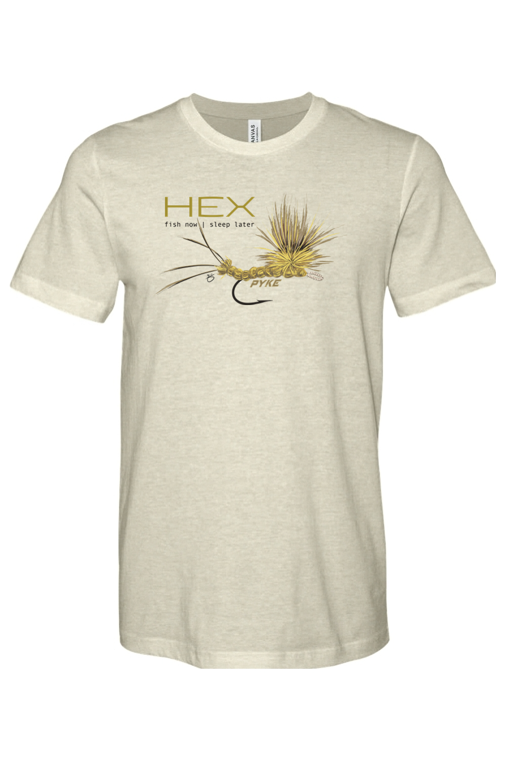 HEX Fly Sleep Later Heather Tee
