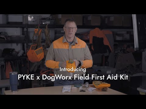 Load video: Dogworx Gear x Pyke Working Dog First Aid + Field Pack