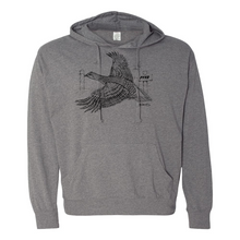 Load image into Gallery viewer, Mens 2X-Large GUNMETAL_HEATHER Hooded T-Shirt
