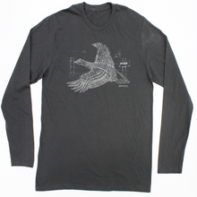 Load image into Gallery viewer, Unisex 3X-Large CHARCOAL Fine Jersey Long Sleeve Tee
