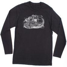 Load image into Gallery viewer, Unisex 3X-Large BLACK Fine Jersey Long Sleeve Tee
