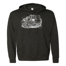 Load image into Gallery viewer, Mens 2X-Large CHARCOAL_HEATHER Hooded T-Shirt
