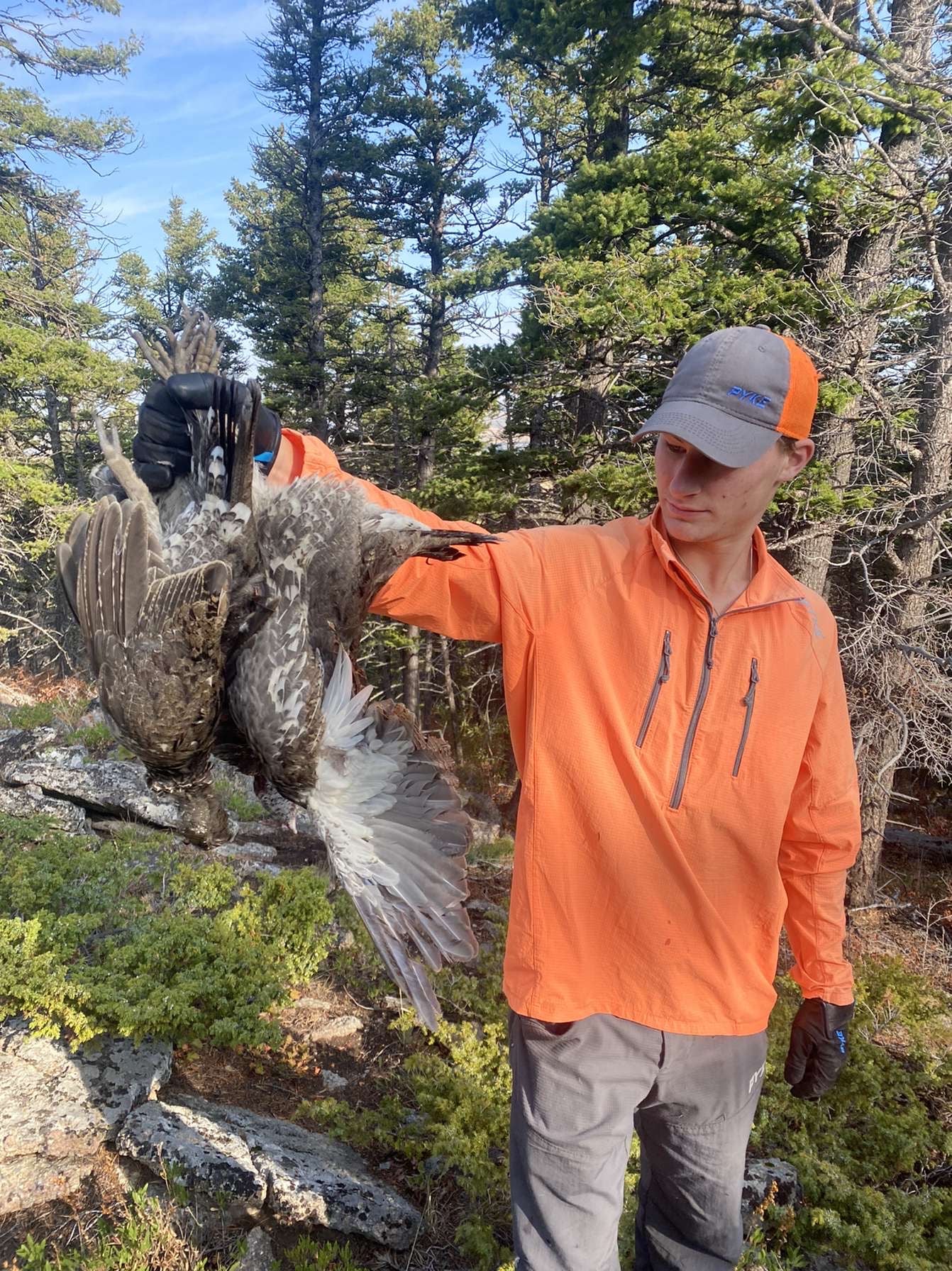 Aidan with 2 Grouse