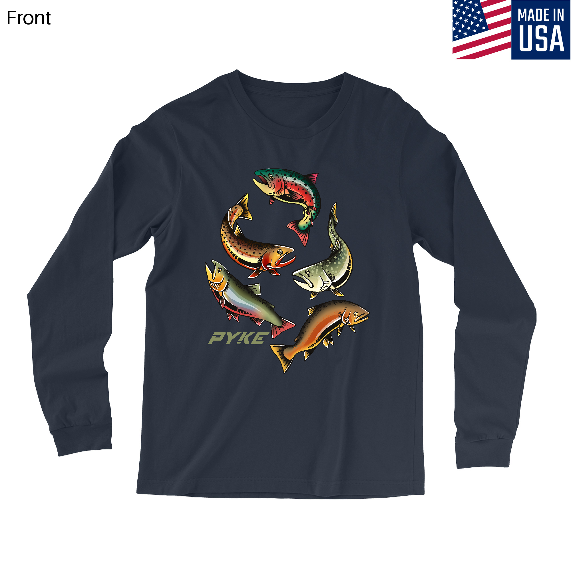 Mens Small Navy Style_Long Sleeve