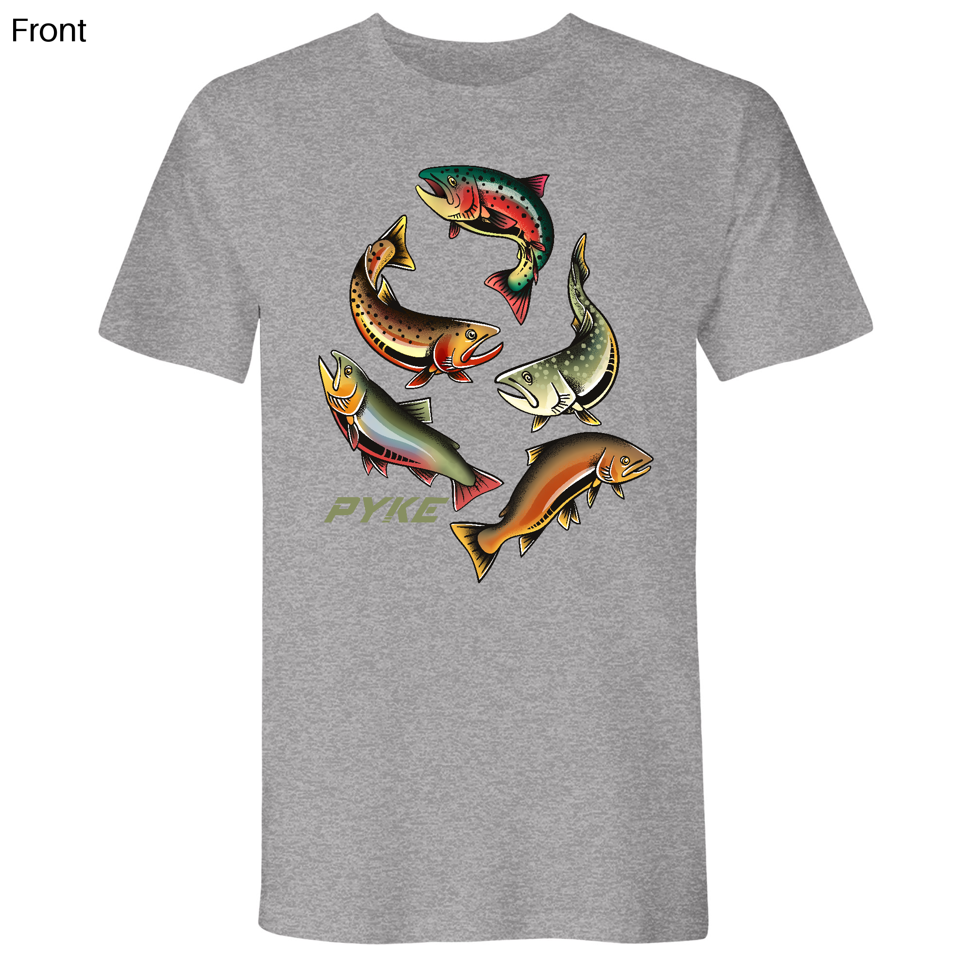 Mens Small Dark Heather Gray Style_T-Shirt