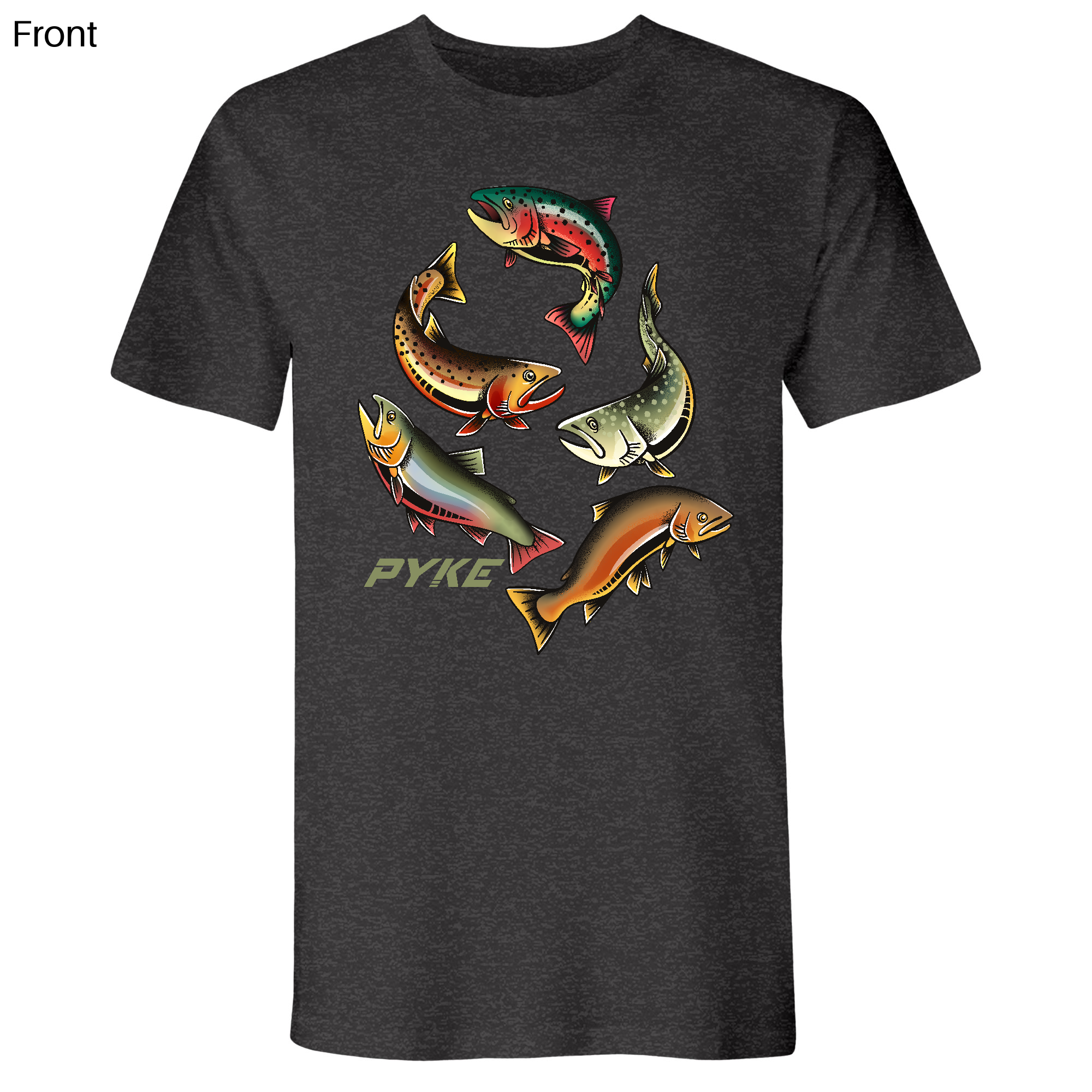 Mens Small Heather Heavy Metal Style_T-Shirt