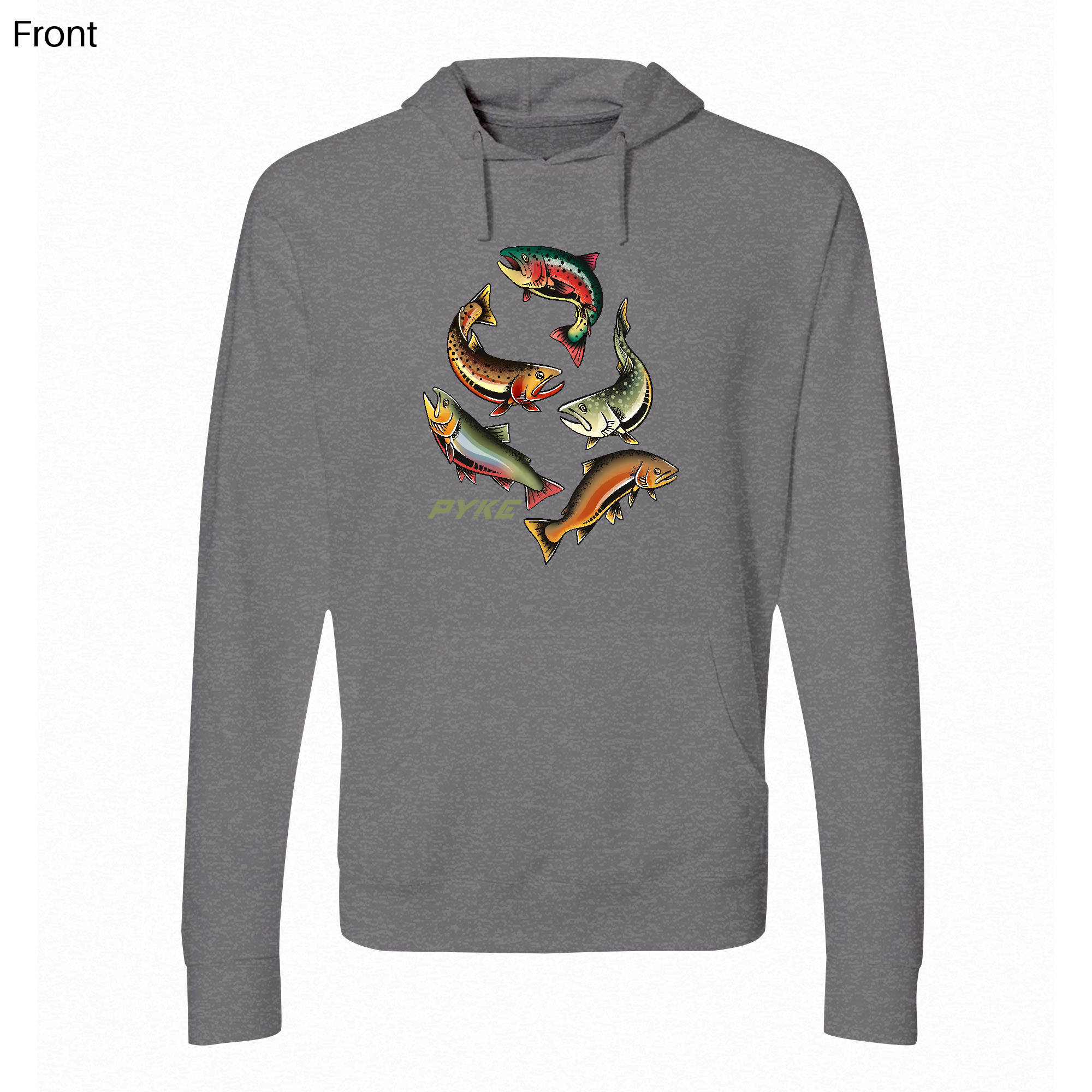 Mens Small Gunmetal Heather Style_Hoodie
