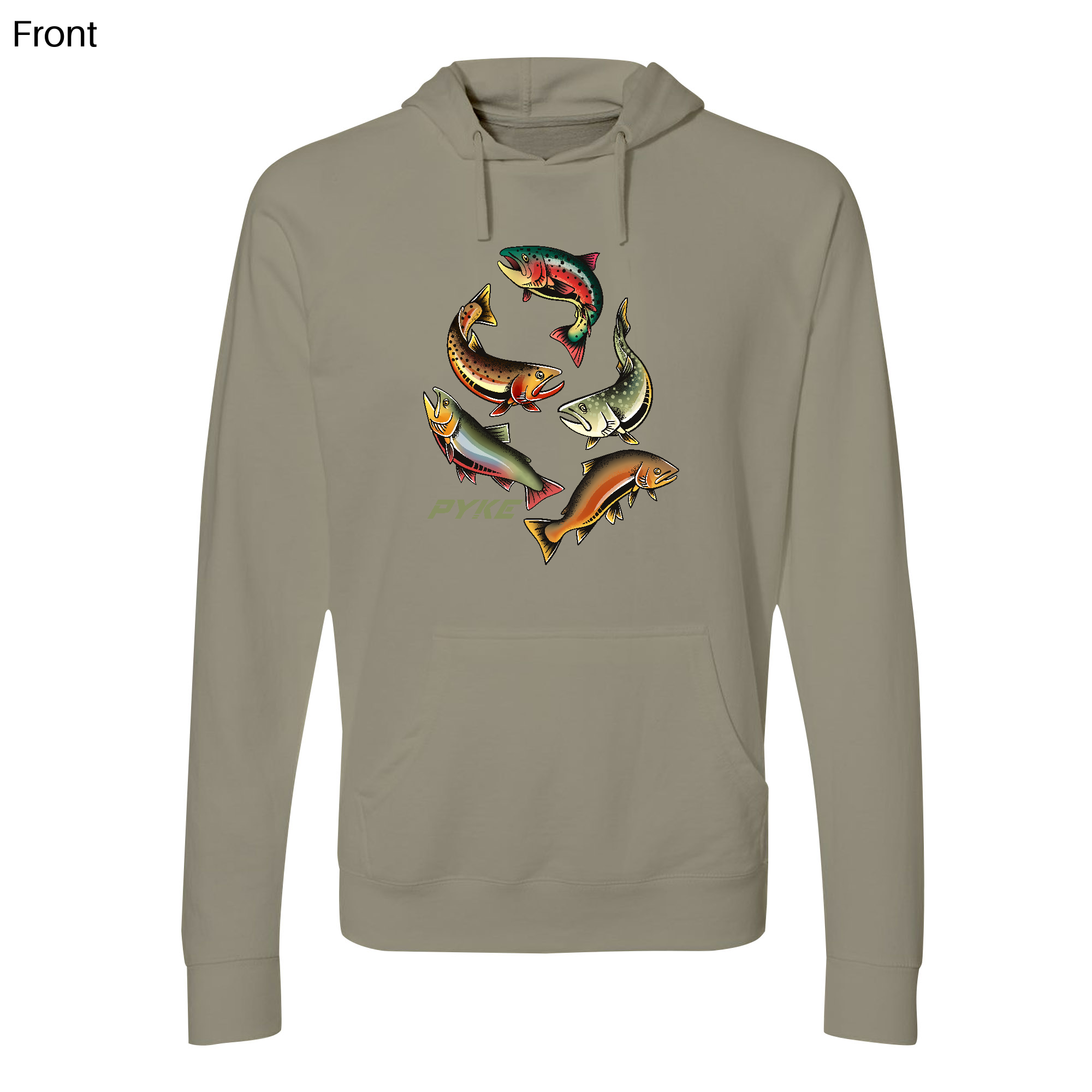 Mens Small Green Style_Hoodie