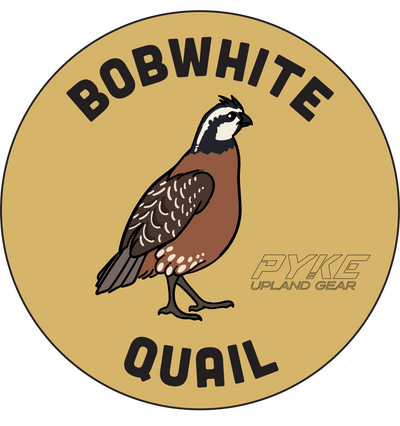 Pyke Upland Bird Stickers 3"