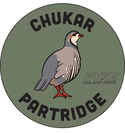 Pyke Upland Bird Stickers 3"