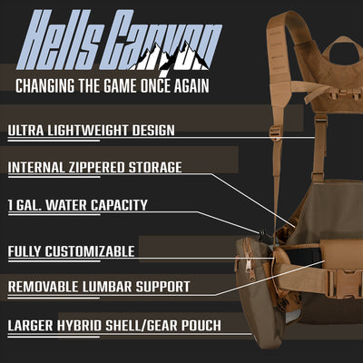 Hells Canyon Upland Strap Vest