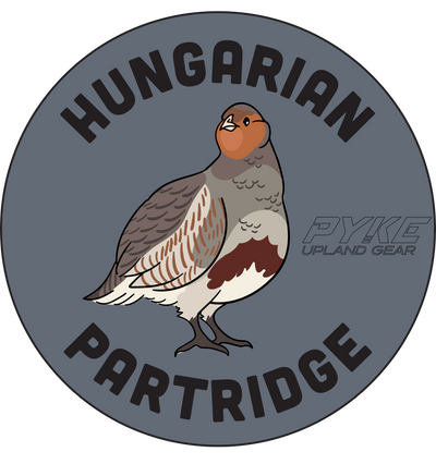 Pyke Upland Bird Stickers 3"