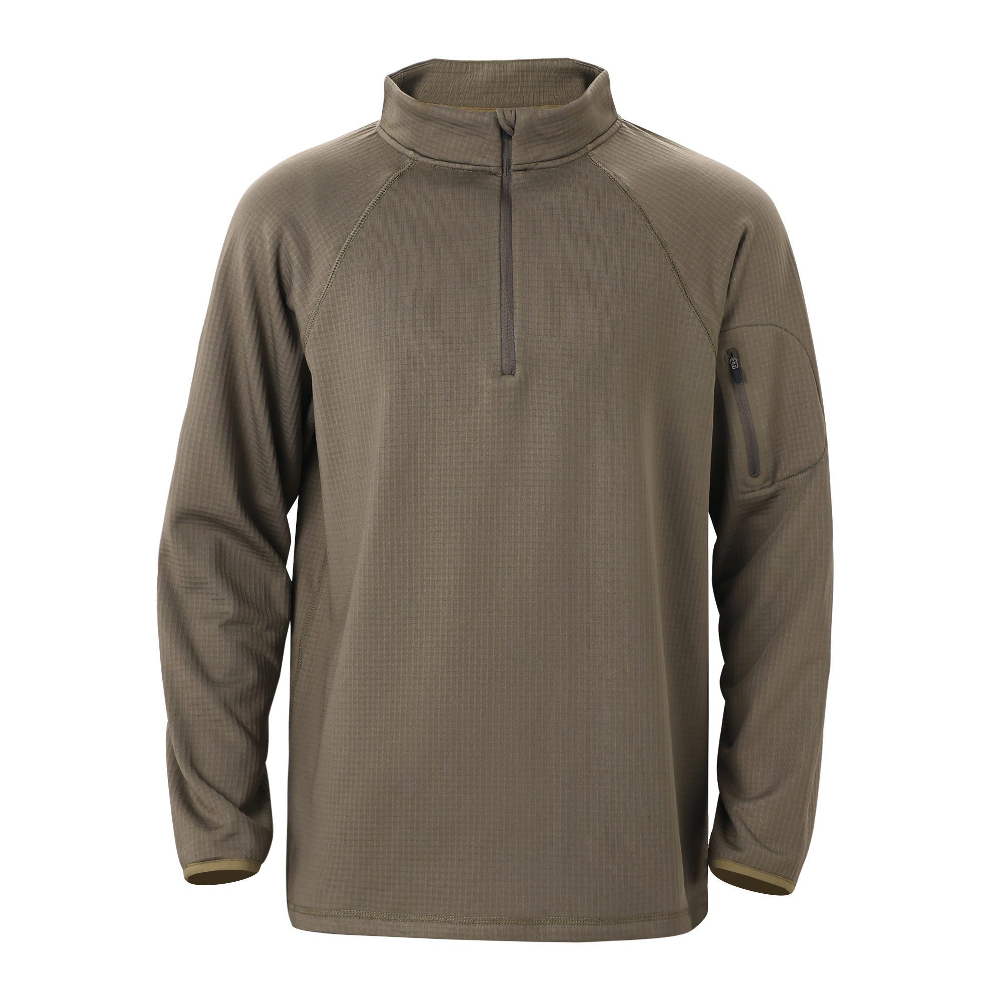Waffle GridFleece 1/4 Zip Pullover