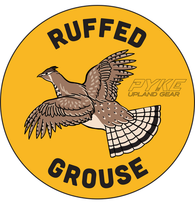 Pyke Upland Bird Stickers 3"