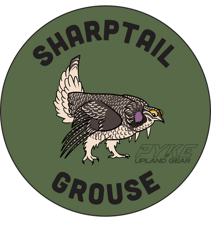 Pyke Upland Bird Stickers 3"