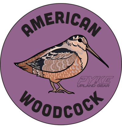 Pyke Upland Bird Stickers 3"