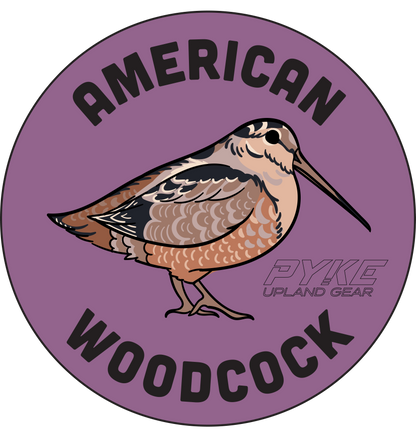 Pyke Upland Bird Stickers 3"