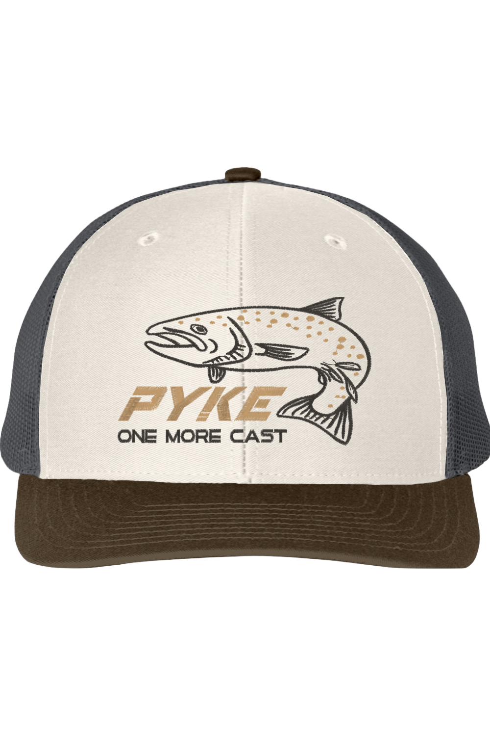 One More Cast Embroidered  Trucker Hat