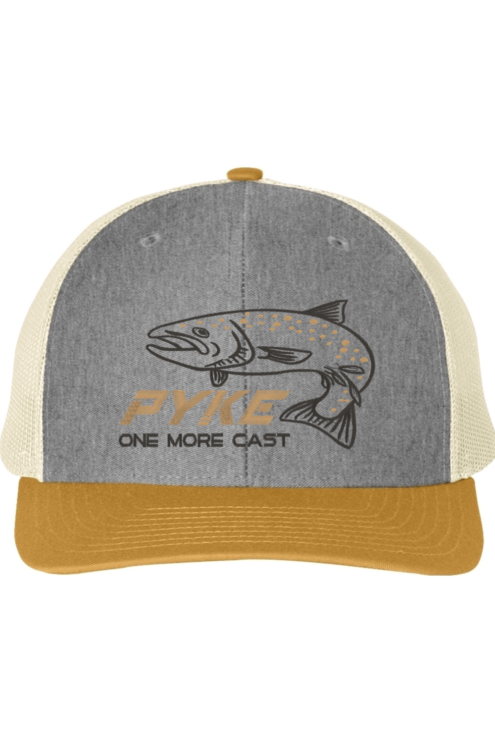 One More Cast Embroidered  Trucker Hat