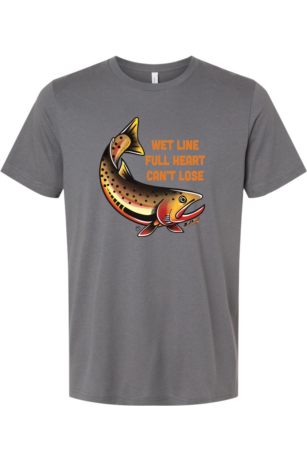 Wet Line Full Heart Heather Tee