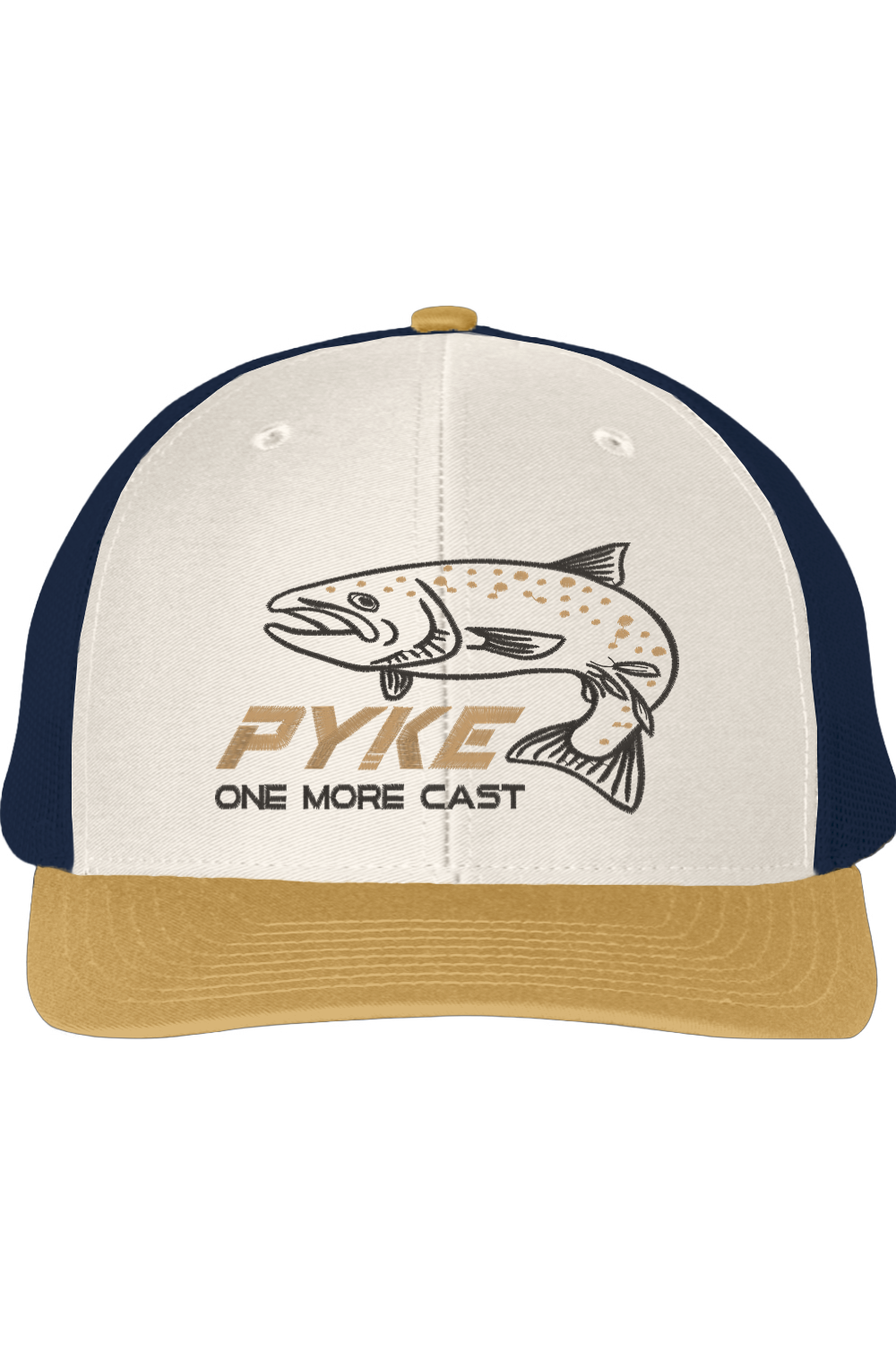 One More Cast Embroidered  Trucker Hat