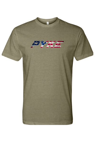 Pyke Old Glory Logo Tee