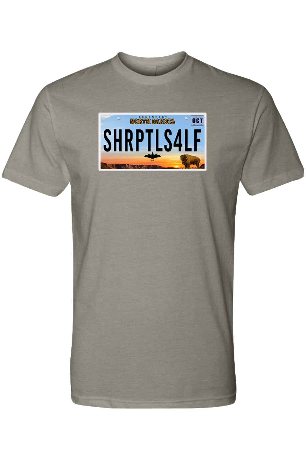 ND Vanity Plate SHRPTLS4LF Tee