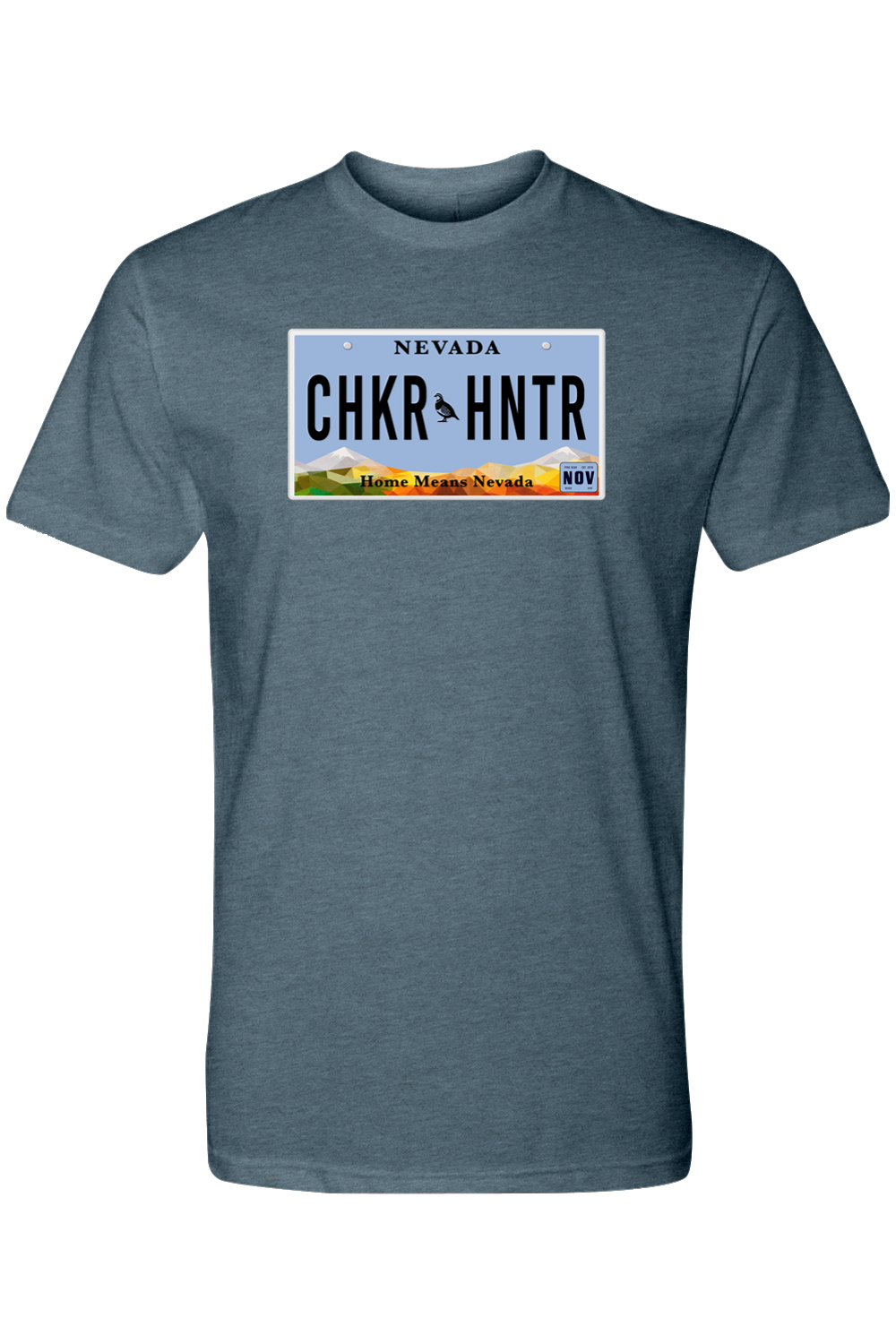 NV Vanity Plate CHKR HNTR Tee