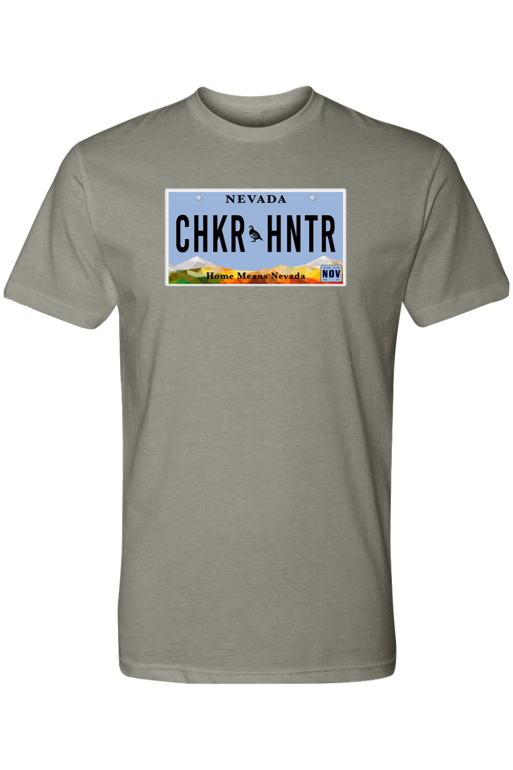 NV Vanity Plate CHKR HNTR Tee