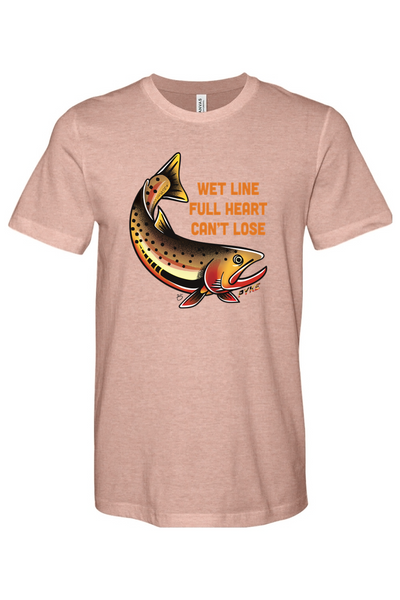 Wet Line Full Heart Heather Tee