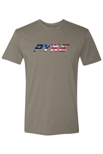 Pyke Old Glory Logo Tee